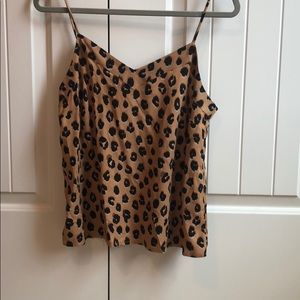 Cheetah tank top